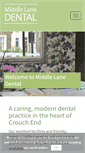 Mobile Screenshot of middlelanedental.com